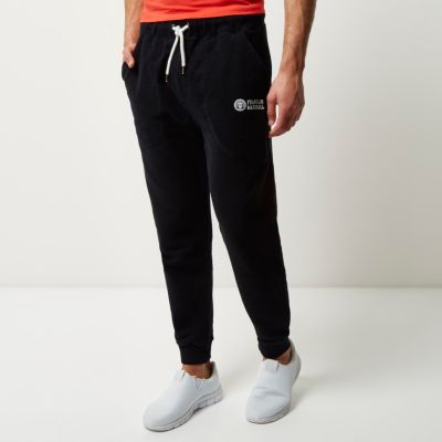 Black Franklin & Marshall print joggers